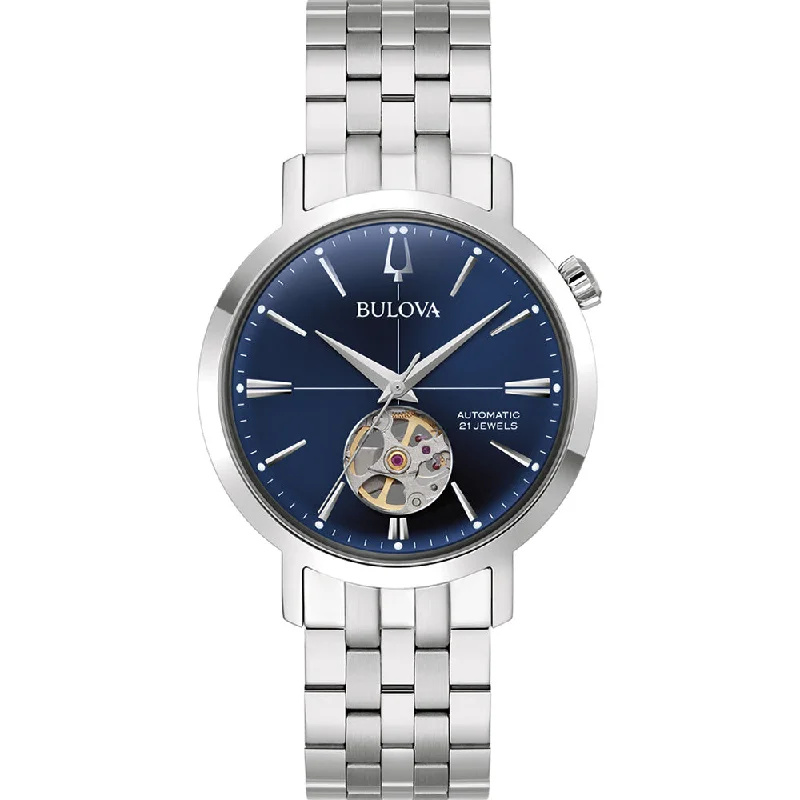 Men's Mechanical Watch Engraved Style-Bulova Classic Automatic 96A320