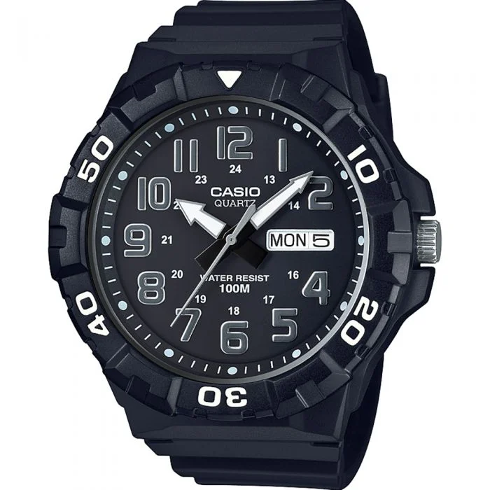 Men's Extra Large Design Digital Watches-Casio MRW210H-1A