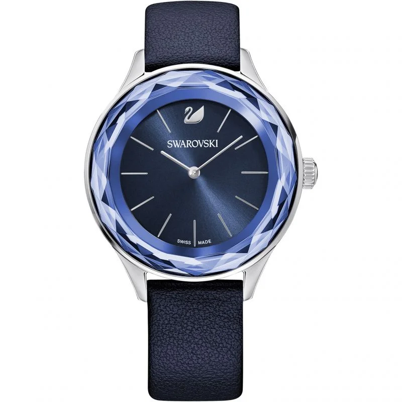 Men's Quartz Swiss Watches-Swarovski Watch Octea Nova 36mm Blue 5295349