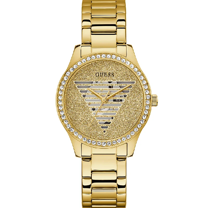 Men's Automatic Wind Design Digital Watches-Guess GW0605L2 Lady Idol Cut Thru