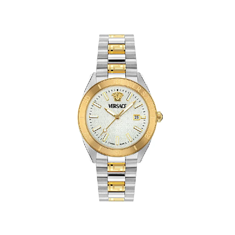 Men's Swiss Occasional Edition-Versace Timeless V. Dome Men's Silver Watch VE8E00424 Men's Swiss Occasional Edition-Versace Timeless V. Dome Men's Silver Watch VE8E00424