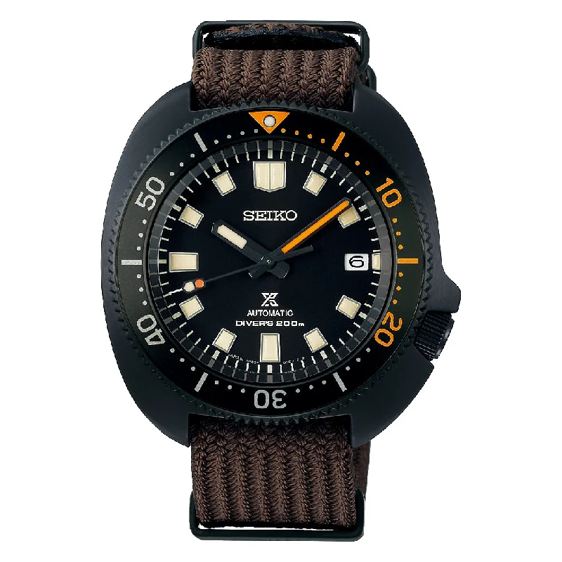 Men's Round Case Sports Watches-Orologio Seiko Prospex SPB257J1 Willard Limited Black