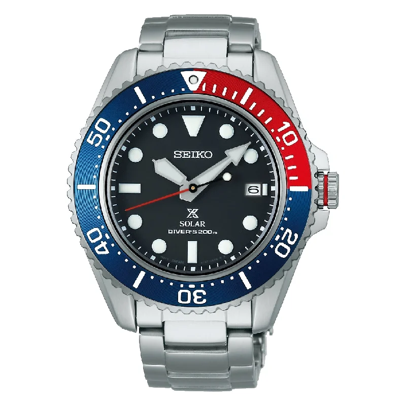 Men's Analog Style Sports Watches-Orologio Seiko Prospex SNE591P1 ghiera pepsi