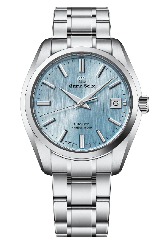 Men's Party Wear Design Dress Watches-Grand Seiko Heritage Hi-Beat "Icefall" SBGH347