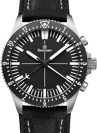 Men's Chronograph Watches with Classic Look -DC80 Hour Bezel - Central Minutes Chrono
