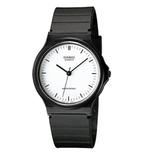 Unisex Square Case Style Watches-Casio Watch Collection Black MQ-24-7ELDF