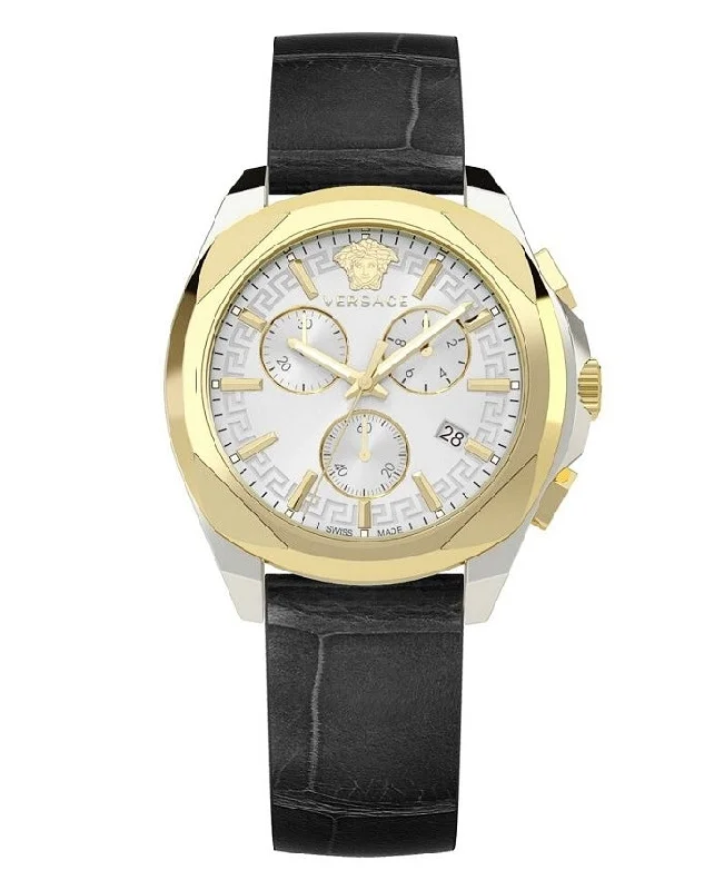 Men's Swiss Anniversary Edition-Versace Ladies Watch Chrono 40mm White VE3CA0223