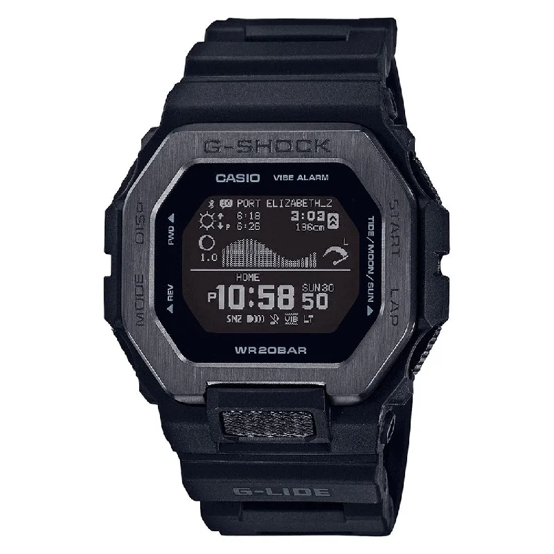 Men's Designer Style Sports Watches-Orologio G-Shock G-Lide GBX-100NS-1ER total black Men's Designer Style Sports Watches-Orologio G-Shock G-Lide GBX-100NS-1ER total black