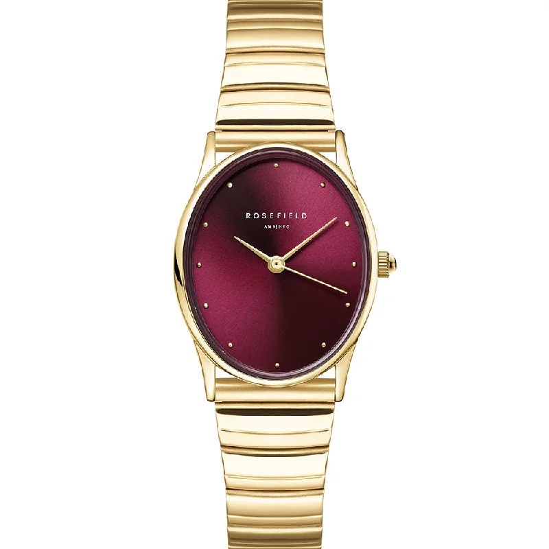 Women's Stylish Style Dress Watches-Rosefield Oval OVGSG-OV15