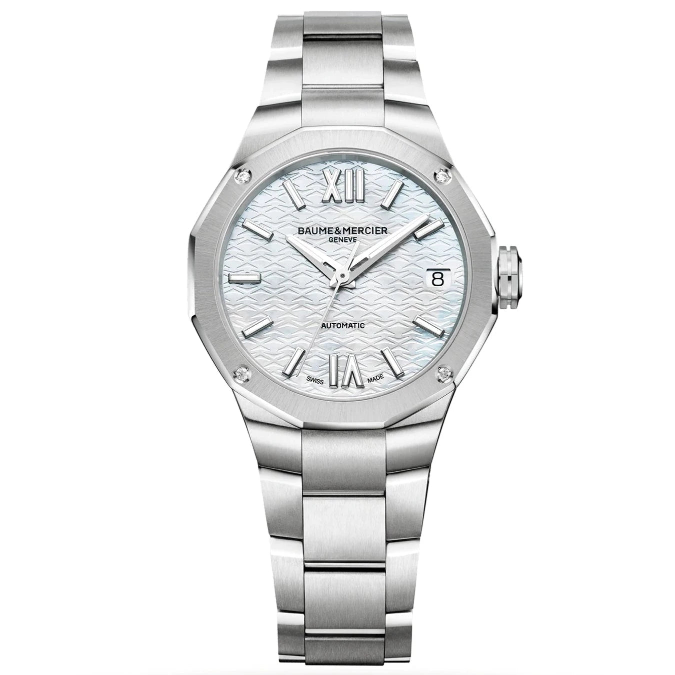 Men's Swiss Romantic Dinner Edition-Baume & Mercier Ladies Riviera White Mother of Pearl Watch 10676 Men's Swiss Romantic Dinner Edition-Baume & Mercier Ladies Riviera White Mother of Pearl Watch 10676