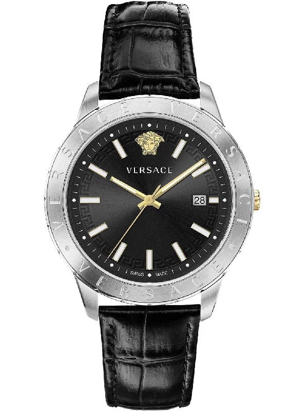 Men's Swiss Valentine's Day Edition-Versace Men's Watch Univers Black VE2C00221