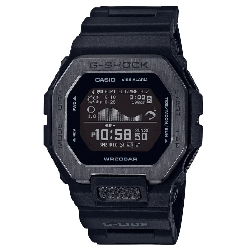Unisex Tactical Watches-Casio G-Shock Men's Black Watch GBX-100NS-1ER