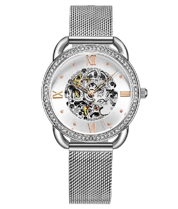 Men's Mechanical Heritage Watches-Nexus Mesh Automatic 36mm Skeleton