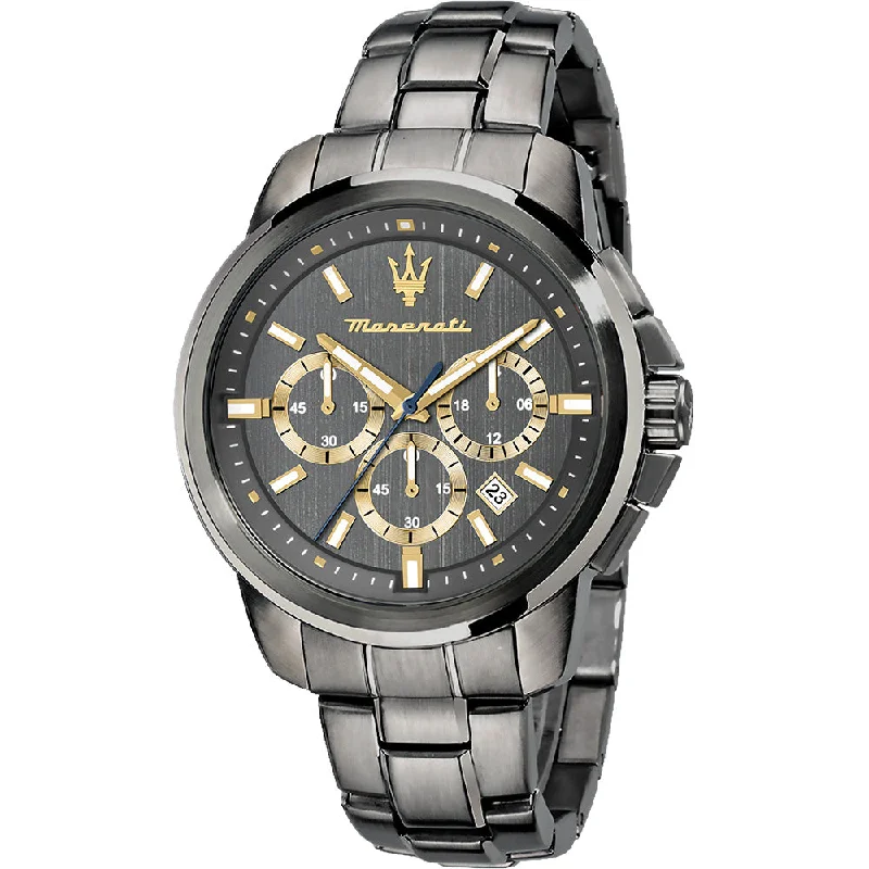 Men's Party Wear Style Men's Digital Watches-Maserati R8873621007 Successo Chronograph