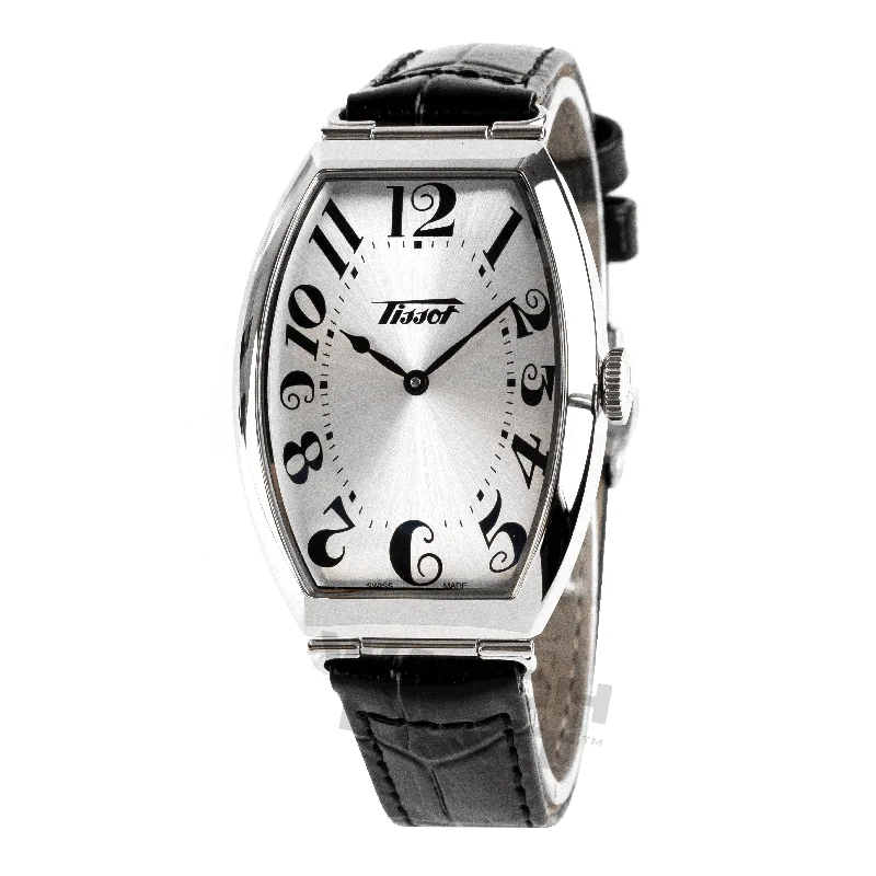 Men's Swiss Office Wear Edition-Tissot Ladies Watch Heritage Porto Silver Black T1285091603200 Men's Swiss Office Wear Edition-Tissot Ladies Watch Heritage Porto Silver Black T1285091603200