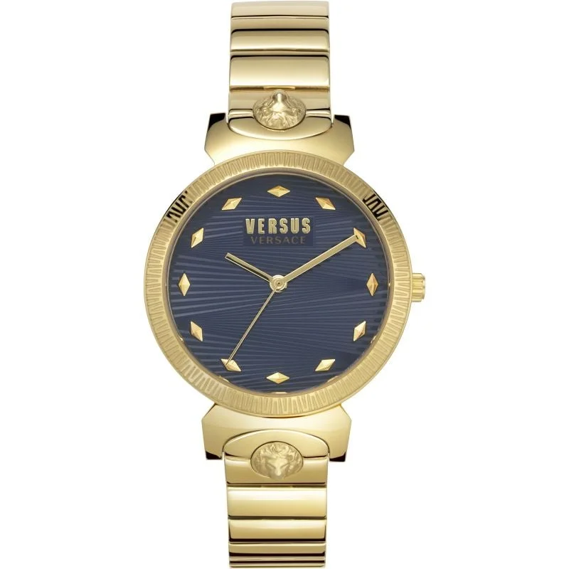 Men's Slim Dress Watches-Versus Versace Ladies Gold Watch VSPEO0619