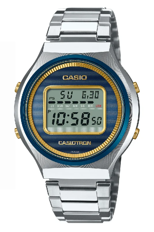 Men's Classic Dress Watches-Casio Casiotron 50th Anniversary Limited Edition TRN50SS-2A