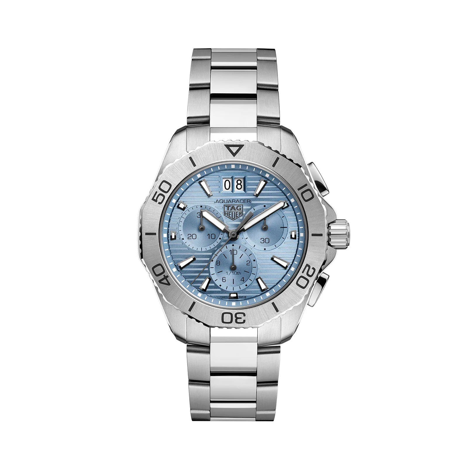 Men's Swiss Watch Night Out Edition-Tag Heuer Aquaracer Professional 200 Men's Light Blue Watch CBP1112.BA0627