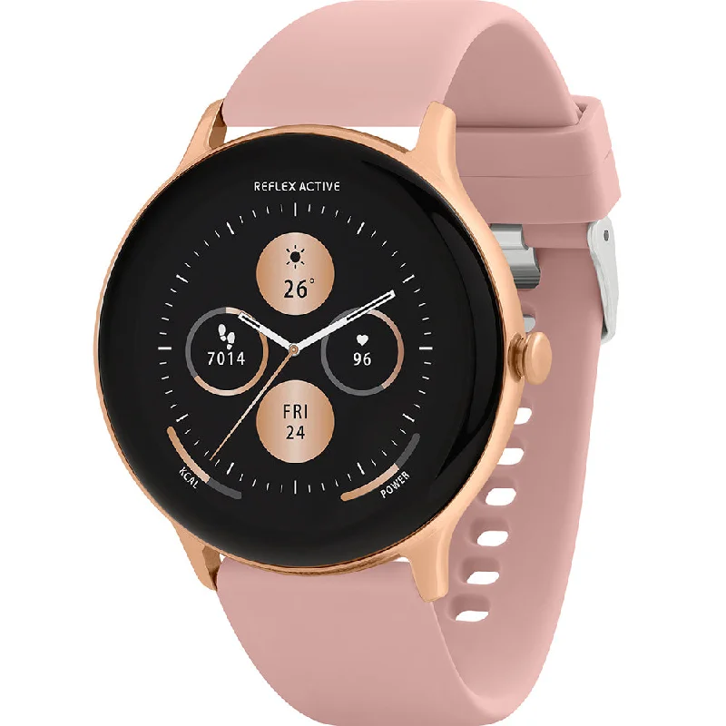 Mens Hand-Wound Style Smart Watches-Reflex Active RA22-2184 Series 22 Smartwatch