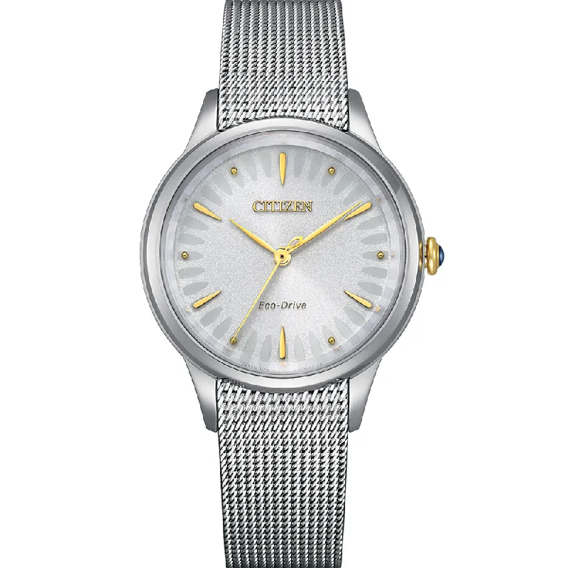 Men's Holiday Season Design Digital Watches-Citizen Eco-Drive EM0814-83A
