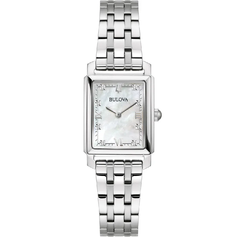 Men's Special Edition Style Digital Watches-Bulova Classic Diamond 96P244