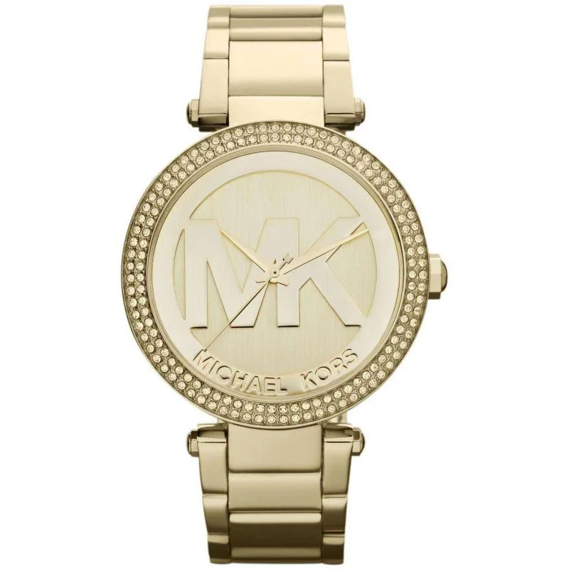 Men's Autumn Style Dress Watches-Michael Kors MK5784 Ladies Parker Yellow Gold Watch