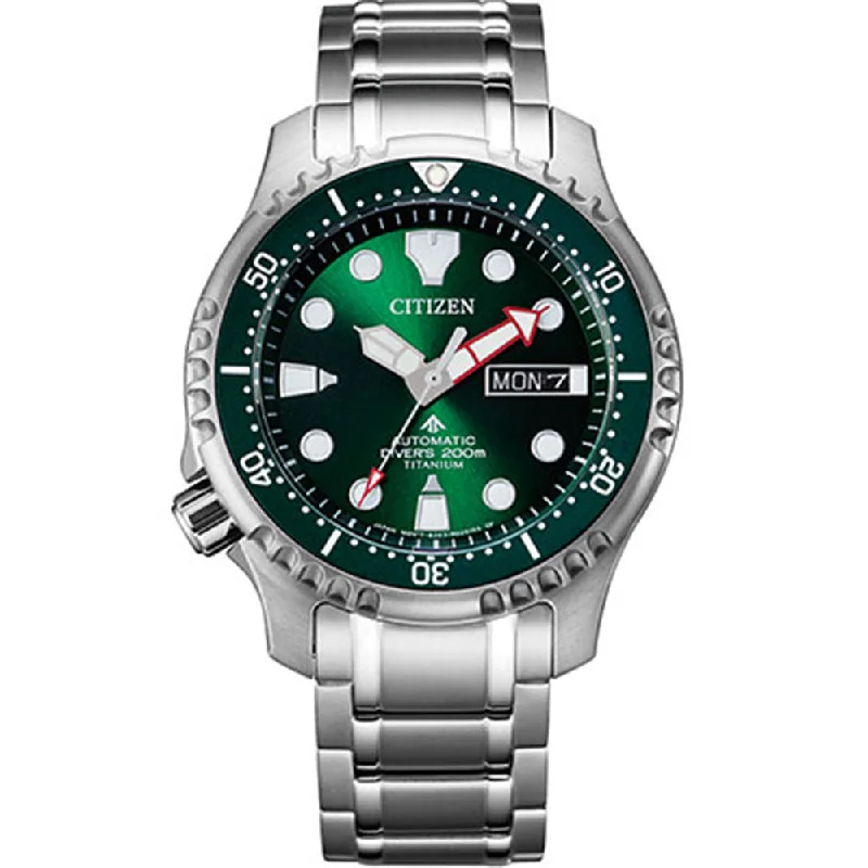 Men's Mechanical Watch Vintage Style-Citizen Promaster Marine NY0100-50X Automatic
