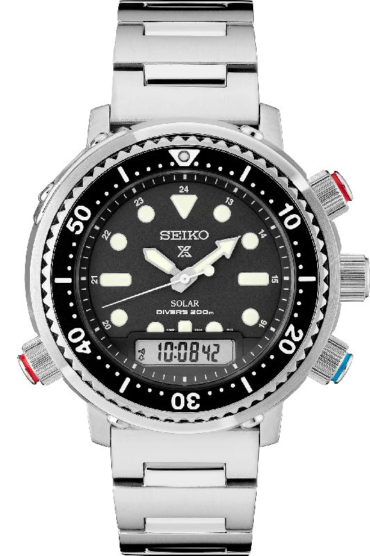 Men's Seiko Engraved Design Watches-SNJ033