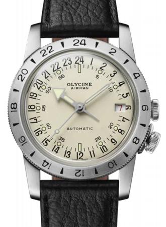 Men's Small Field Watches-Airman No. 1 Cream Purist 36 Ref. GL0373