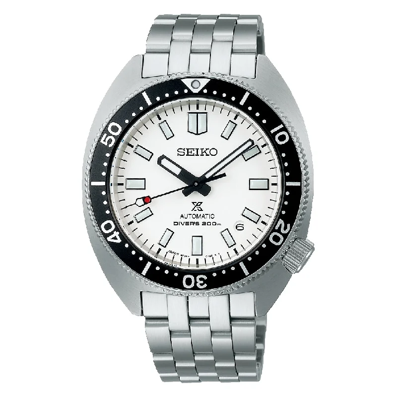 Men's Monogrammed Style Sports Watches-Seiko Prospex SPB313J1 Turtle bianco reinterpretazione del 1968