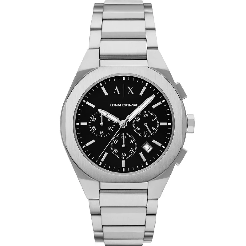 Men's Waterproof Chronograph Watches -Armani Exchange Rafael AX4186 Chronograph