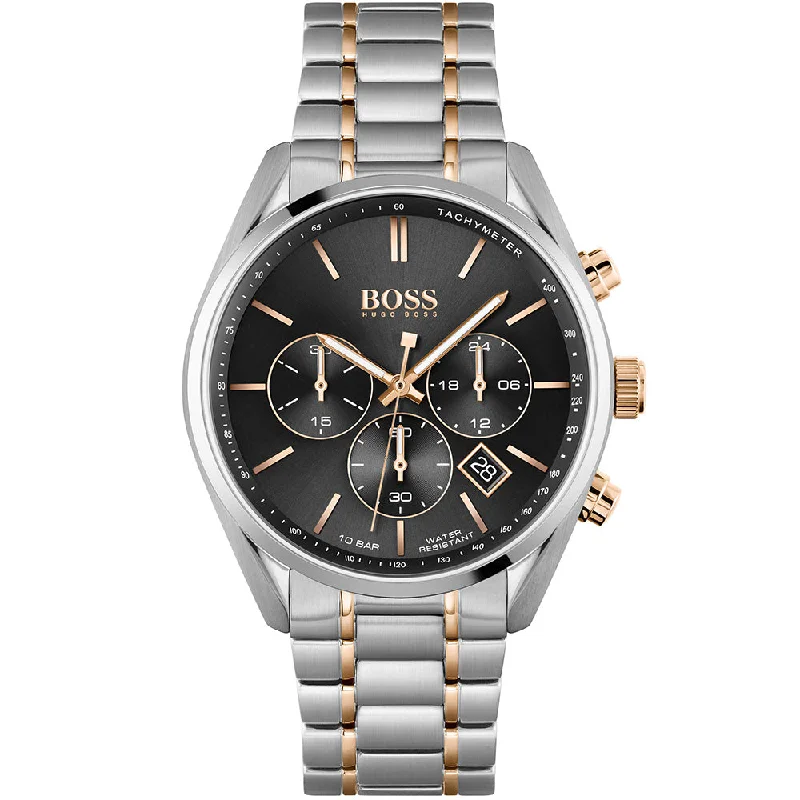 Men's German Made Design Sports Watches-Hugo Boss Champion 1513819 Chronograph