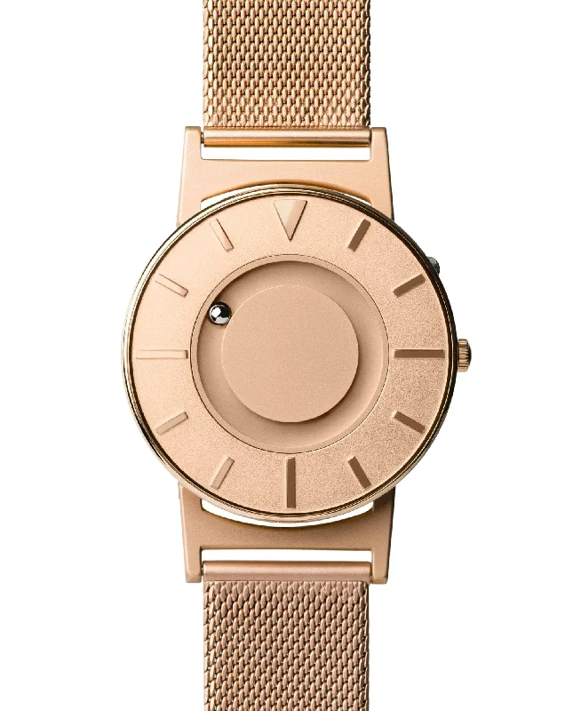 Men's Swiss Handmade Edition-Eone Bradley 40mm Rose Gold Mesh