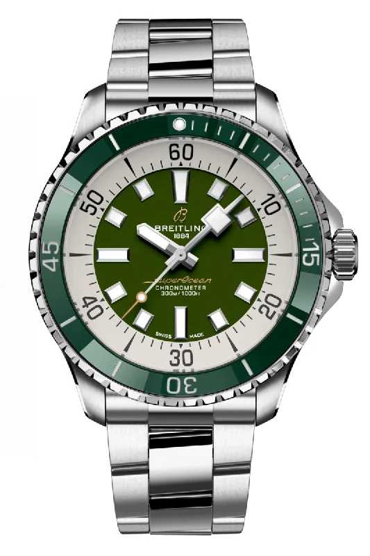 Men's Formal Dress Watches-Breitling Superocean Automatic 44 A17376A31L1A1