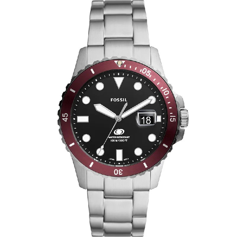 Men's Formal Event Style Digital Watches-Fossil Blue FS6013