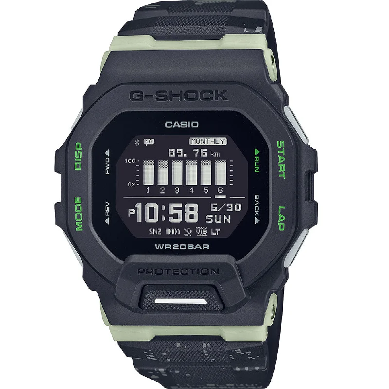Men's Dive Watches with Tactical Features -G-Shock GBD200LM-1 Midnight City Run Digital Watch Men's Dive Watches with Tactical Features -G-Shock GBD200LM-1 Midnight City Run Digital Watch