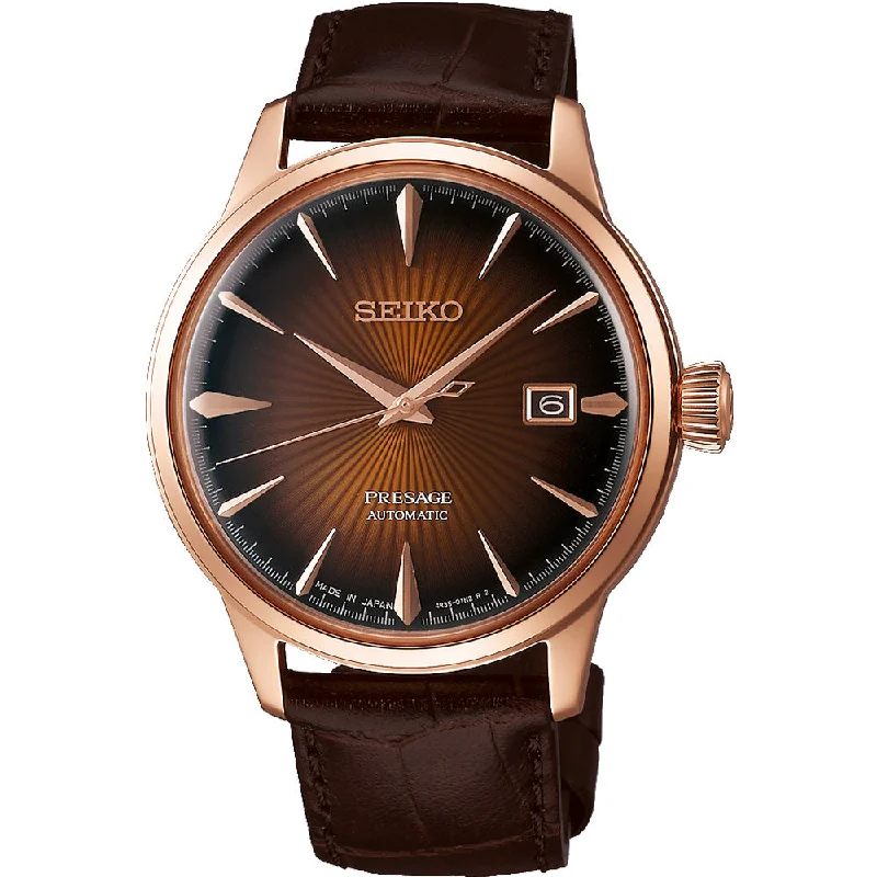 Men's American Made Design Digital Watches-Seiko Presage SRPB46J Cocktail Time