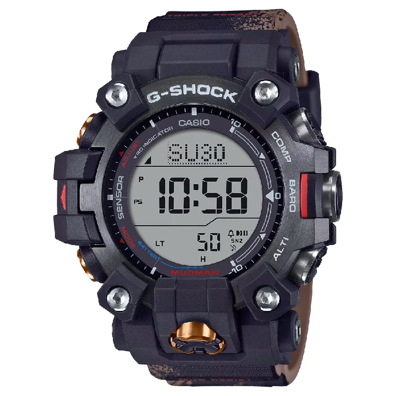 Men's Radio Controlled Watch Custom-G-Shock GW-9500TLC-1ER Mudman Limited Toyota Land Cruiser