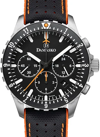 Men's Chronograph Watches with Multi-Time Zones -DC86 Orange