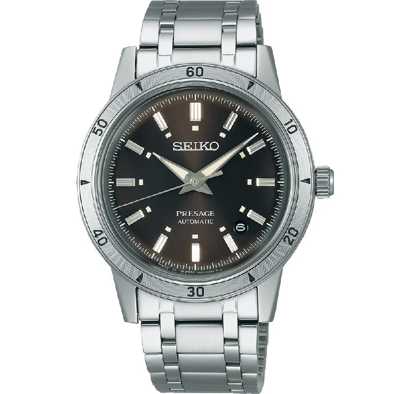 Men's Mechanical Watch Stylish Style-Seiko Presage Style 60's SRPL09J Automatic