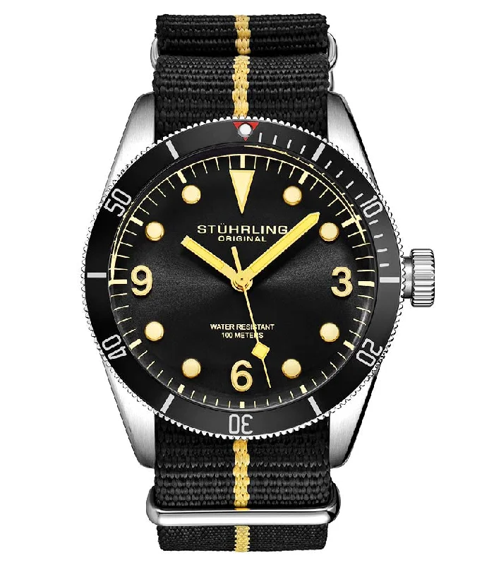 Men's Dive Watches with Dual Time Zone -Forti 3958 Quartz 41mm Diver
