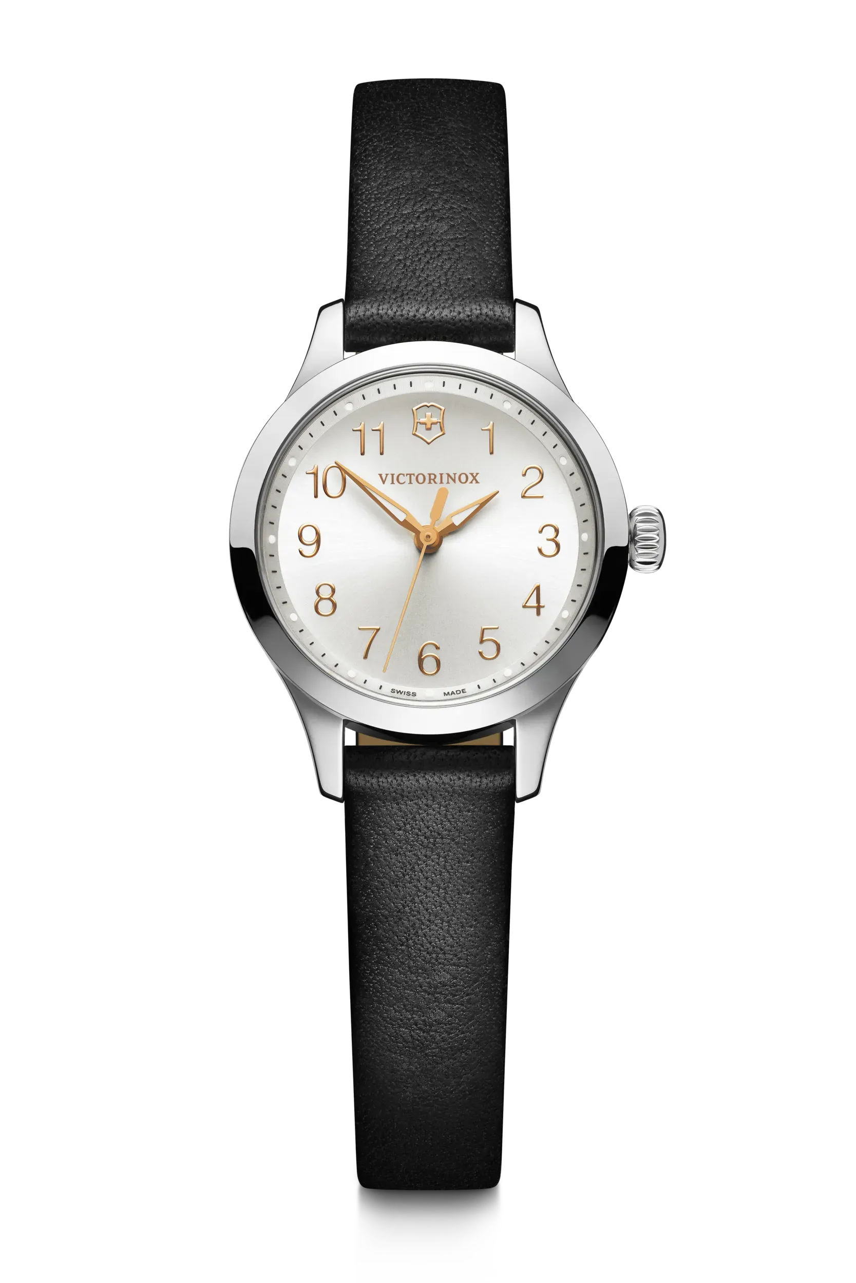 Men's Swiss Watch Autumn Edition-Victorinox Alliance XS Ladies' Black Silver Watch 241838