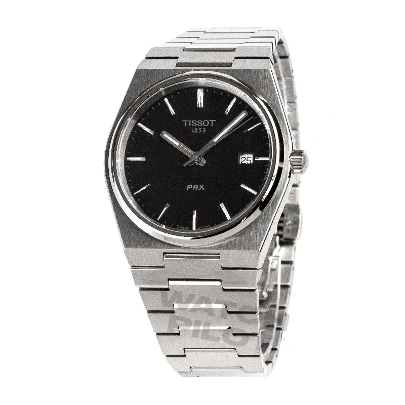 Men's Swiss Hybrid Edition-Tissot Prx Men's Black Watch T1374101105100