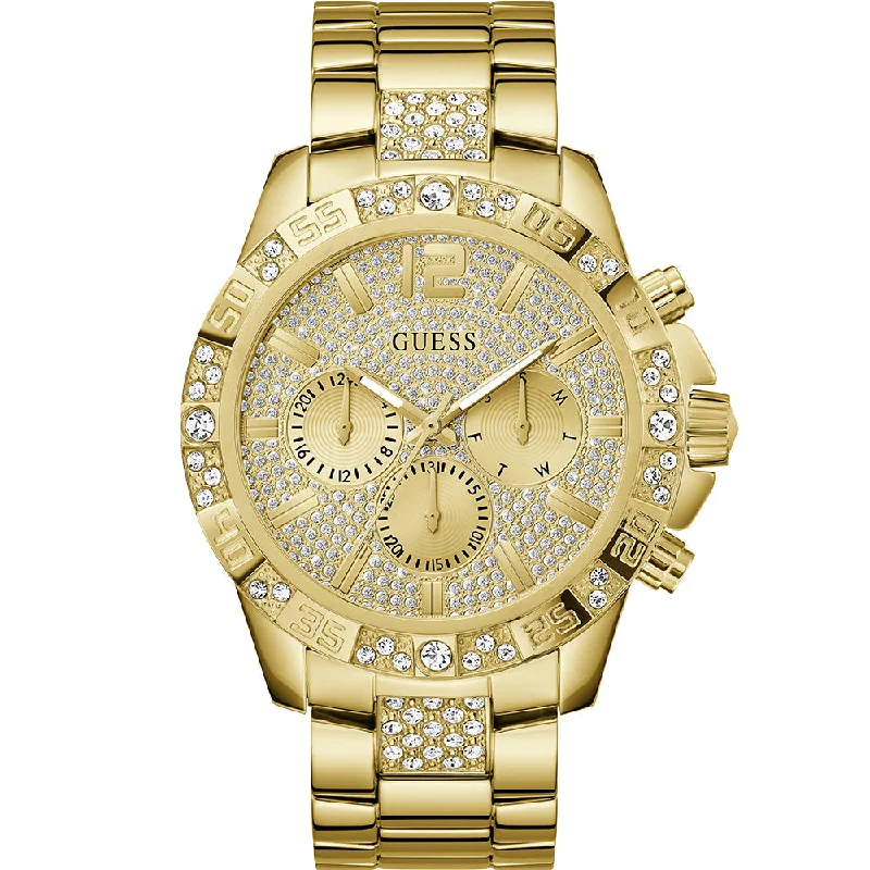 Men's Engraved Style Men's Digital Watches-Guess Majestic GW0796G2 Multi-Function