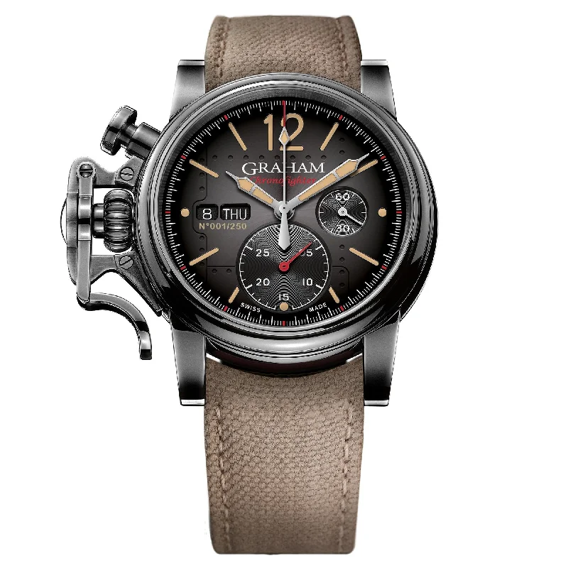 Men's Field Watches Certification-Graham Beige Chronofighter Vintage Ltd Watch 2CVAV.B18A Men's Field Watches Certification-Graham Beige Chronofighter Vintage Ltd Watch 2CVAV.B18A