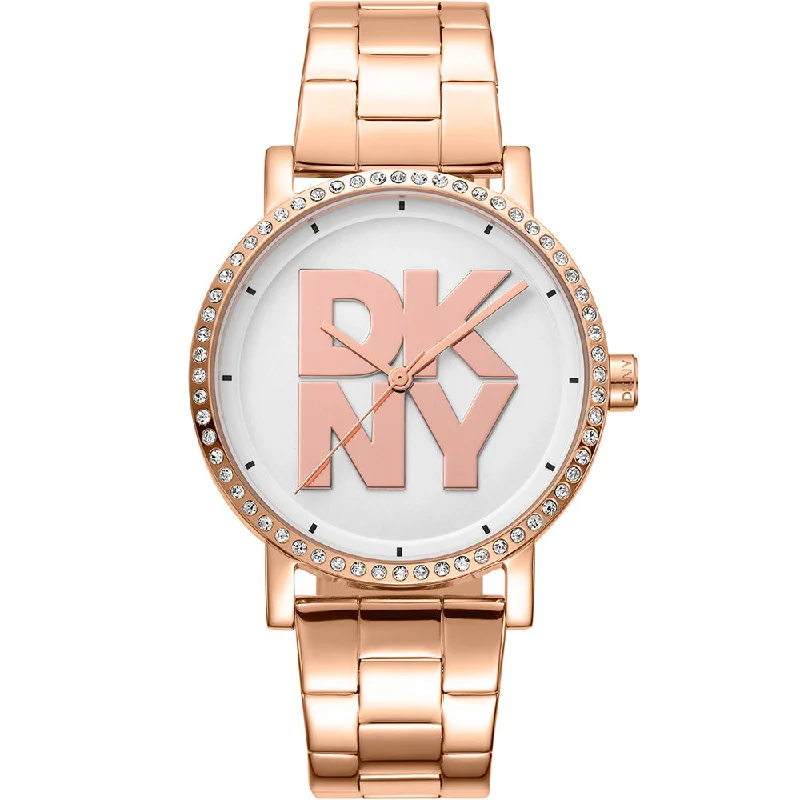 Women's Night Out Dress Watches-DKNY Soho Logo DK1L035M0065