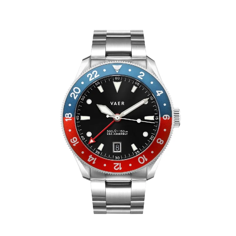 Men's GMT Watches with Roman Numerals -​G2 Meridian - 39mm USA GMT