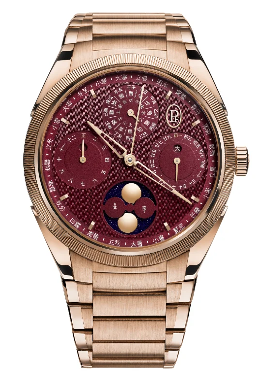 Men's Sophisticated Design Dress Watches-Parmigiani Fleurier Tonda PF Xiali Complete Calendar PFH982-2022501-200182