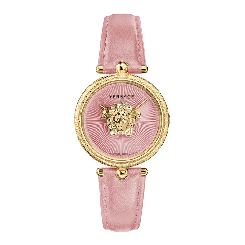 Men's Swiss Luxury Edition-Versace Ladies Watch Palazzo Empire 34mm Pink Gold VECQ01220