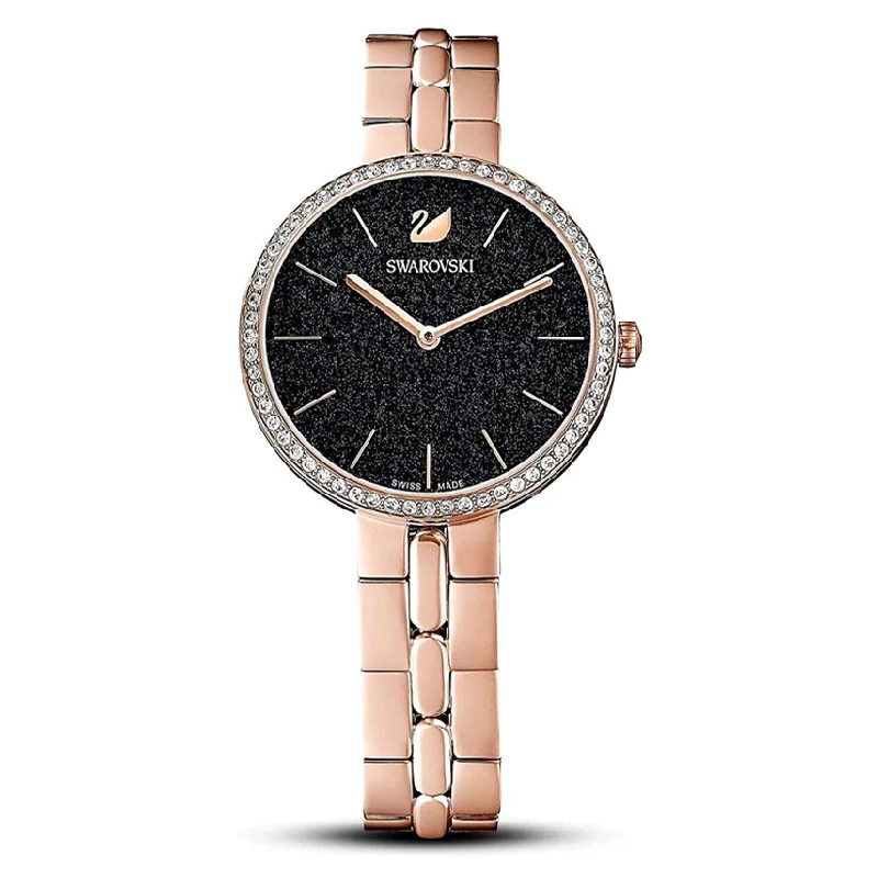 Men's Swiss Automatic Wind Edition-Swarovski Watch Cosmopolitan Rose Gold 5517797